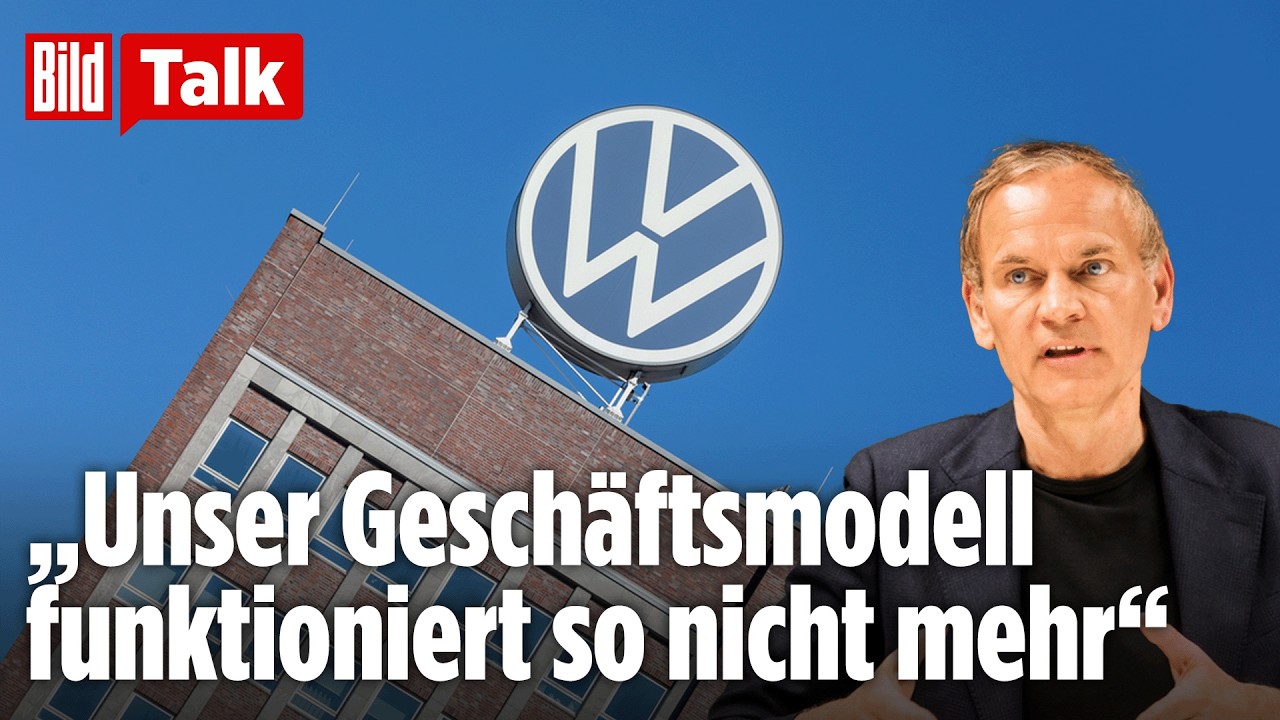 VW IN DER KRISE: Konzernchef Oliver Blume kündigt harte Einschnitte an