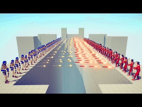 50X FIREWORK ARCHERS VS 50X EVERY RANGED UNIT | TABS - Totally Accurate Battle Simulator