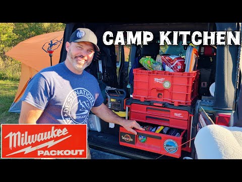 Milwaukee PACKOUT • CAMP KITCHEN | Jeep Wrangler JKU 2008