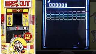 Breakout Mini Arcade Gameplay (Basic Fun 4C Version)