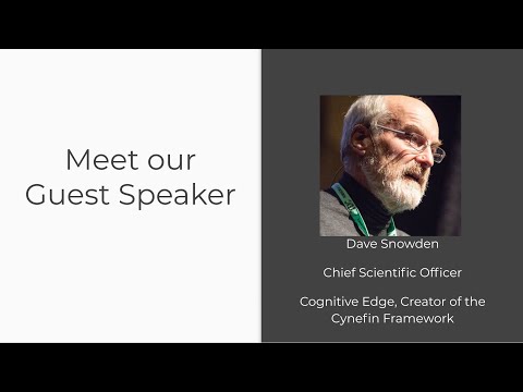 Dave Snowden Lean-Agile Miami