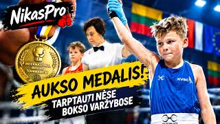 Iškovojau aukso medalį tarptautinėse bokso varžybose