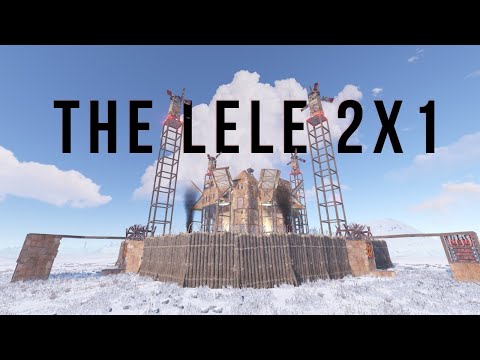 THE LELE 2x1 - The GREATEST 2x1 for DEFENDING raids | RUST Base 2023 (BUNKER IS PATCHED)