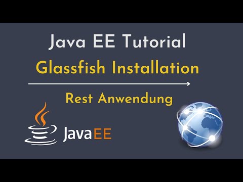 Java EE Glassfish Installation und Rest Service | Java EE Tutorial deutsch