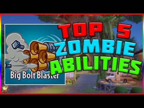 TOP 5 ZOMBIE ABILITIES - Plants vs Zombies Garden Warfare 2