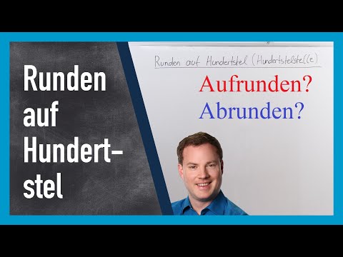 Runden auf Hundertstel (Hundertstelstelle)