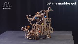 CIRCUIT A BILLES AVEC ELEVATEUR - Ugears models 2024