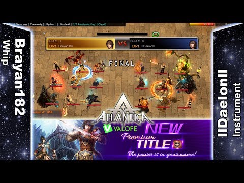Sikyon Weekly 01/07/2017 PM: Final - Brayan182 vs llDaelonll - Atlantica Online