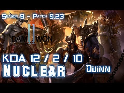 DWG Nuclear QUINN vs SENNA ADC - Patch 9.23 KR Ranked