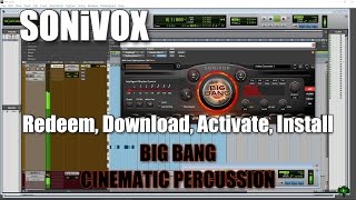 Video thumbnail for SONiVOX BIG BANG CINEMATIC PERCUSSION - Redeem, Download, Activate, Install by BenoniStudio