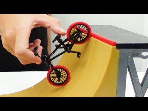 BMX FINGERZEIT | MINI SKATEBOARDING PARK | BMX Finger | BMX Tech Deck Ultimate Halfpipe