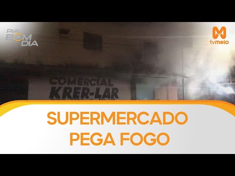 Supermercado é destruído por incêndio e explosões na zona Leste de Teresina-PI