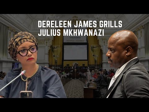 ActionSA MP Dereleen James Grills Julius Mkhwanazi at the Ad Hoc committee 