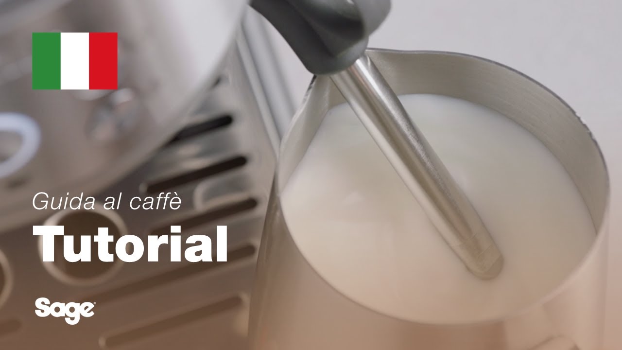 Tutorial Guida al caffè Breville - Come montare manualmente il latte
