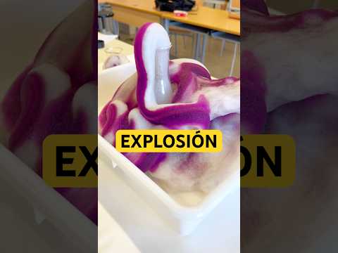 ELEPHANT TOOTHPASTE #reaction #chemistry #science #experiment #laboratory #explosion