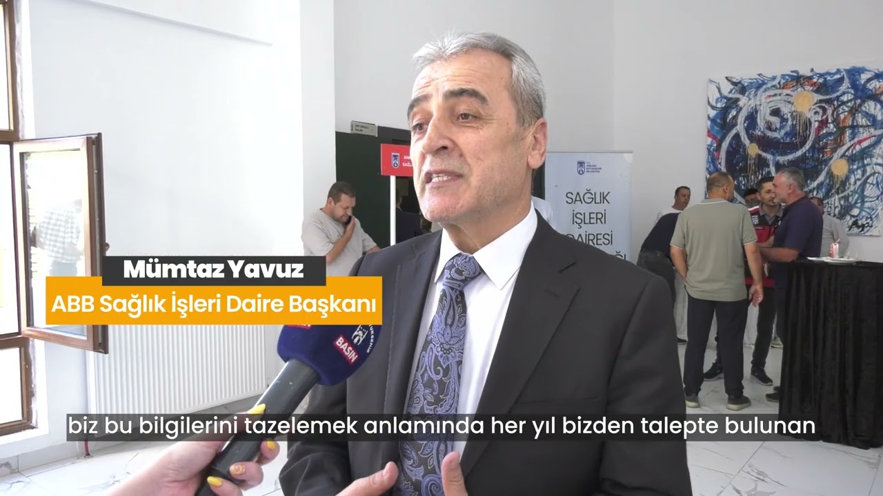 Şoför Esnafımıza İlk Yardım Eğitimi