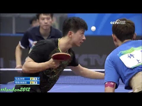 Ma Long/Xu Xin vs Fan Zhendong/Zhou Yu (2017 Chinese National Games) Final