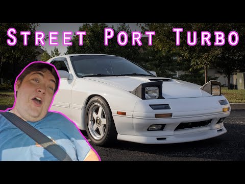 Riding In A LARGE STREETPORT TURBO FC RX7!