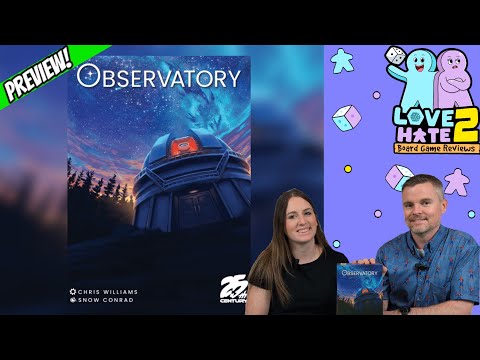 Observatory - A Non-Gamer's Preview Of This Spacy Roll n' Write Game
