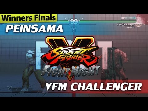【Winners Finals】PeinSama (Ryu) vs VFM Challenger (Necalli) - Street Fighter V Fight Night