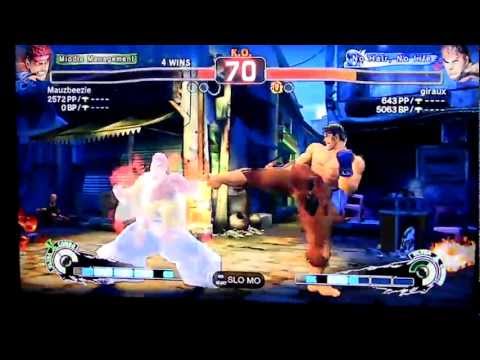 SSF4 AE 2012:  Mauzbeezie (Evil Ryu) vs giraux (Ryu)
