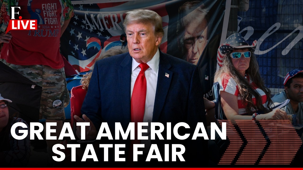 US President Trump Attends Opening Ceremony for Great American State Fair