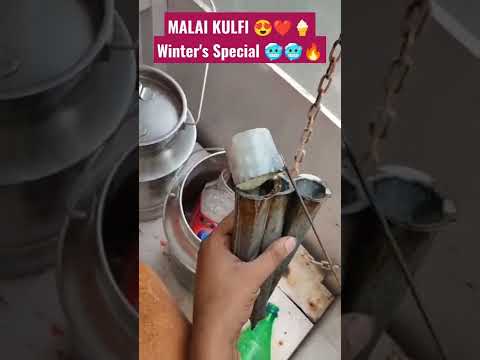 Malai Kulfi 😍 | Winter's Special | #shorts #kulfi #icecream #streetfood