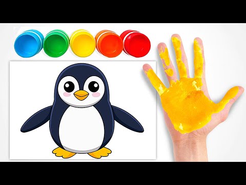 Play and Learn Animal Names with Paints and Puzzle | Best Educational Video for Preschool Toddlers
