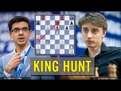 King hunt | Anish Giri vs Daniil Dubov | Blitz Wch 2022