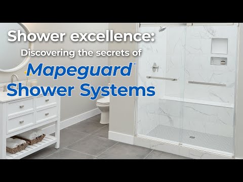 Shower excellence: Discovering the secrets of Mapeguard Shower Systems