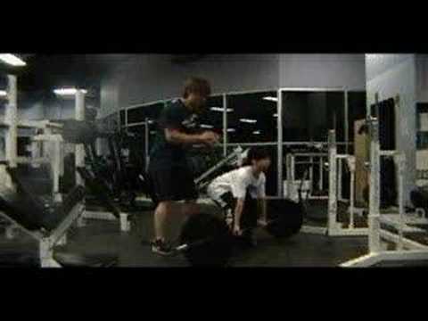 Frank Yang in college - younger brother's first workout