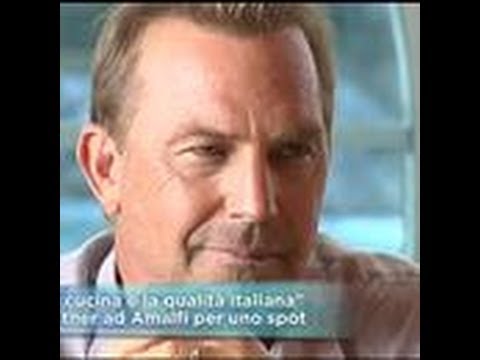 Actor Kevin Costner filming a commercial spot in Italy /  Amalfi Coast