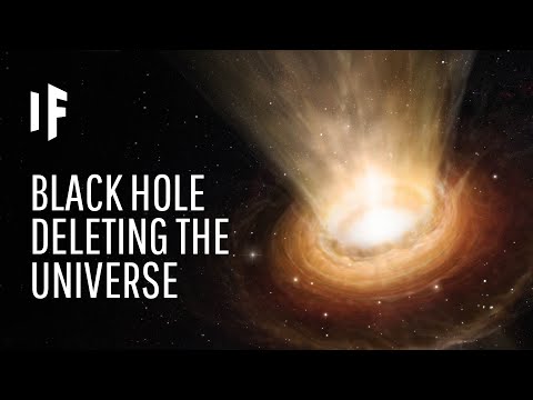 What If a Black Hole Deleted the Universe?
