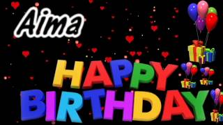 Aima Happy Birthday Song With Name  Aima Happy Bir