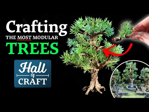 Scratch Building THE MOST MODULAR TREES ON YOUTUBE - Hall of Craft (EP 39)