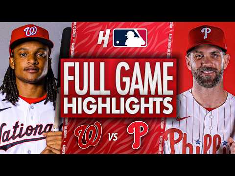 필라델피아 VS 워싱턴 MLB 하이라이트