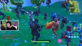 So I told the stream viewers to find me in Fortnite..