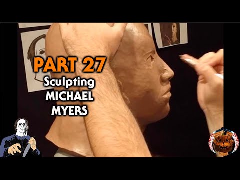 Michael Myers Sculpture Timelapse Documentary - Halloween (PART 27/31)