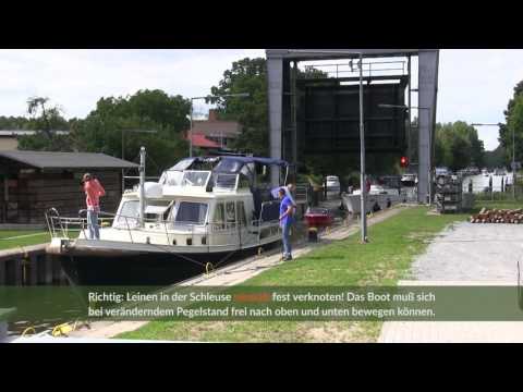 Schleuse Mirow an der Müritz-Havel-Wasserstraße
