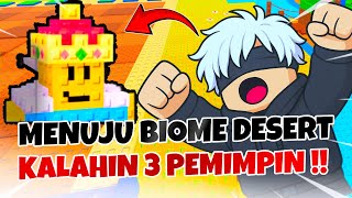 TO THE DESERT BIOME! I DEFEAT 3 LEADER Story Events! Plants vs Brainrots