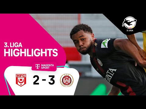 Hallescher FC - SV Wehen Wiesbaden | Highlights 3. Liga 22/23