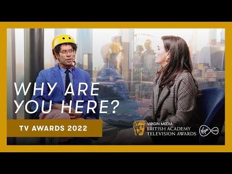 Why are you here? Richard Ayoade asks the tough questions at the Virgin Media BAFTAs Nominees Party