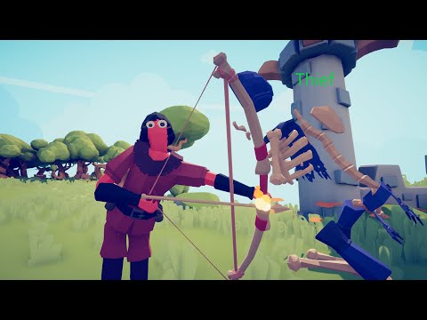 Thief vs every unit + mods [TABS]