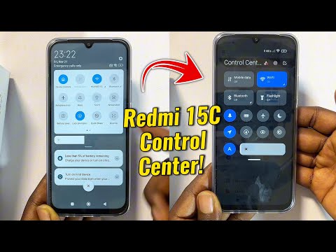 Change Control Center on Redmi 15C | Enable HyperOS New Control Center for Redmi 15C