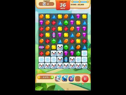 Jewel Match King Level 60 - Walkthrough ( No Booster )