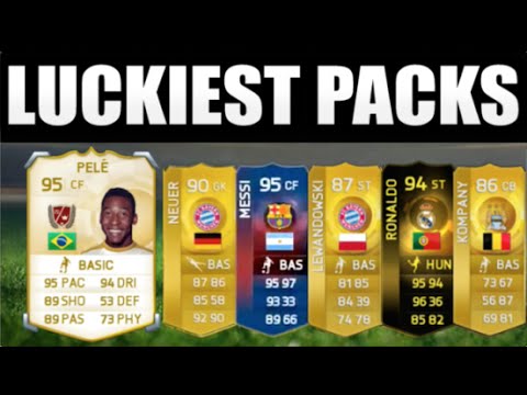 FIFA 15 | TOP 10 LUCKIEST PACKS OF THE YEAR!
