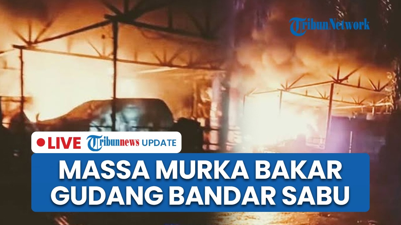 LIVE: Bandar Narkoba di Rokan Hilir Kabur saat Digerebek, Gudang Berisi Mobil Hangus Dibakar Massa