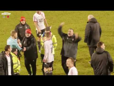 Ballyclare Comrades beat Portadown in Tennent's Irish Cup