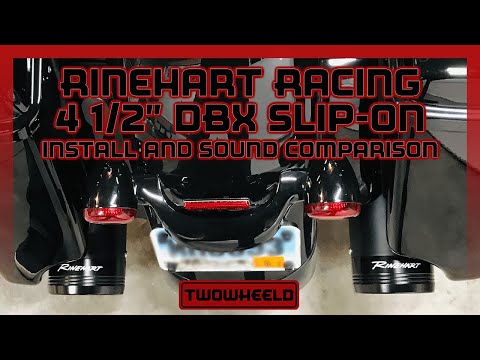 Rinehart Racing DBX45 Slip-On | Install and Sound Comparison | 2019 Road King Special