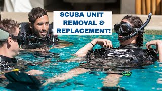 Scuba Unit Removal and Replacement at the Surface Skill - PADI Open Water Diver Course -Scuba Diving